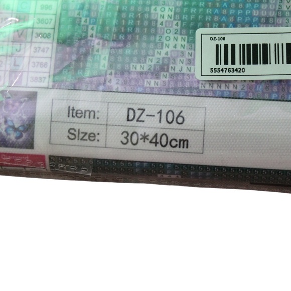 Butterflies Purple Blue Diamond Painting‎ Kit - Picture 6 of 6